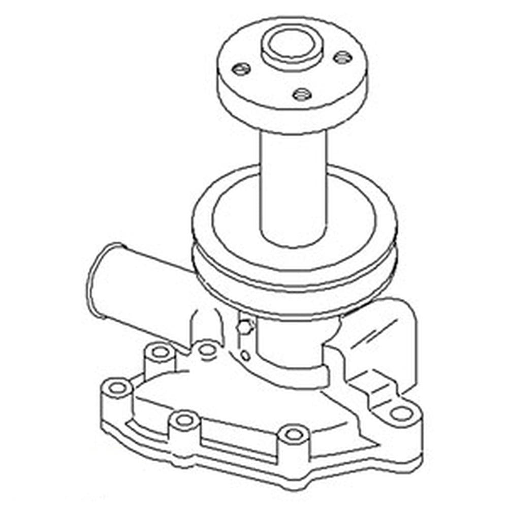 SBA145016071 Water Pump Fits Ford Tractor 1500, 1700, 1900+