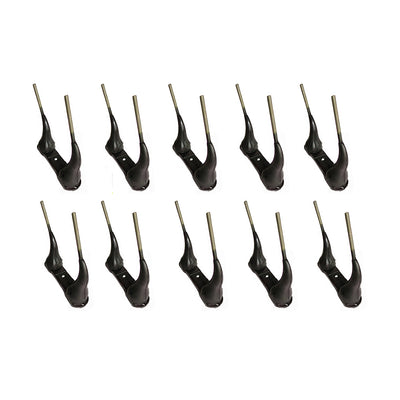Set of Ten Rubber Mounted Twin Rake Teeth Fits Edcor RTIDTM/D RTIHDT-M/D