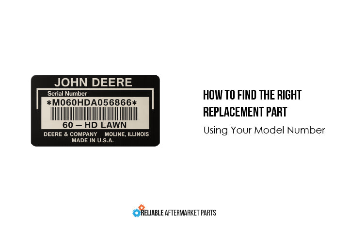 How to Find the Right Replacement Part Using Your Model Number