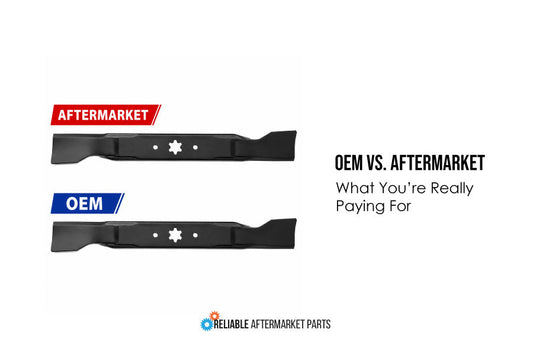 OEM vs. Aftermarket Mower Blades: What You're Really Paying For