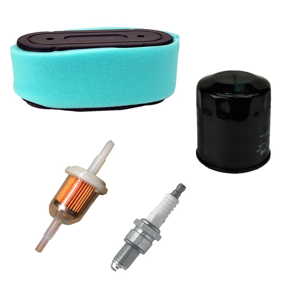 Filters w/ Spark Plug Set Fits John Deere M150949 Fits Kawasaki 92070-2112