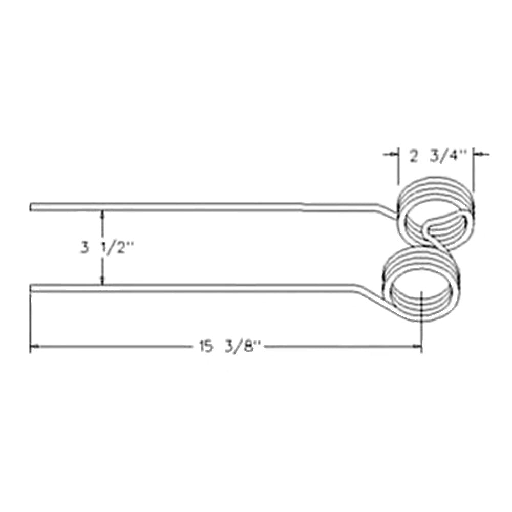 Sitrex Hay Tedder Teeth Tedders Fluffer Tines RT5200 Set of 10