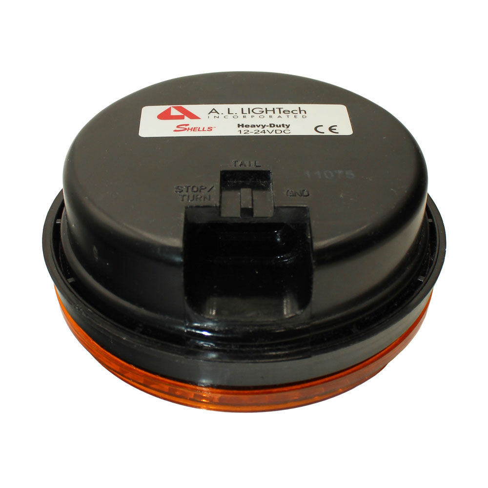 4" Round Amber LED Light Fits Komatsu Replaces 1-019-01-181