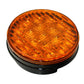 019-01-181 Amber 4" Round LED Light 12 / 24 Multi Volt T Light Turn Signal