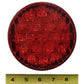 Red 4" Round LED Light  019-01-381, 12 or 24 Multi Volt, STT (Stop/ Turn/ Tail)