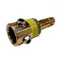 PTO Spline Adaptor, 1-3/8 x 6 male x 1-3/4 x 20 Female w/ set screw lock, New