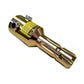 PTO Spline Adaptor, 1-3/8 x 6 male x 1-3/4 x 20 Female w/ set screw lock, New