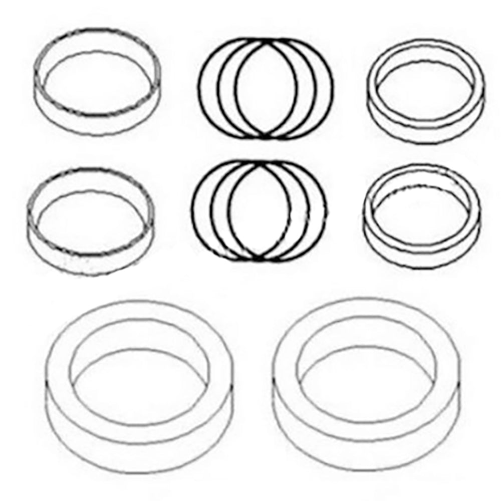 057148 Tilt Grapple Cylinder Seal Kit w/ R&B for Gehl Loader HL2600
