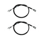 1011125 2PC Brake Cable Set Fits Universal Products