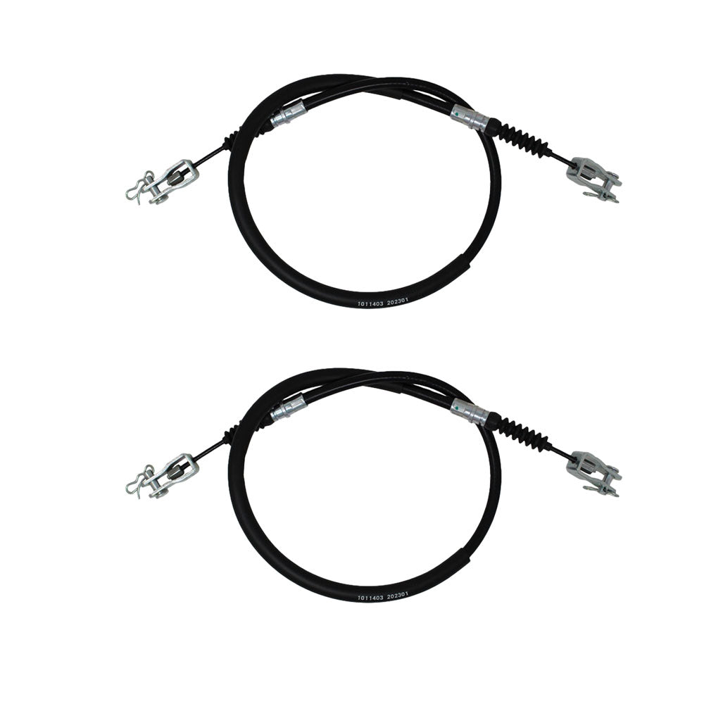 1011125 2PC Brake Cable Set Fits Universal Products