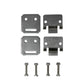 Bottom Seat Hinge Plate Set Fits Club Car Replaces 1011652