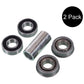 2 pk Wheel Assembly w/ Bearings fits Dixie Chopper 1999-Later 10202 97166 10205