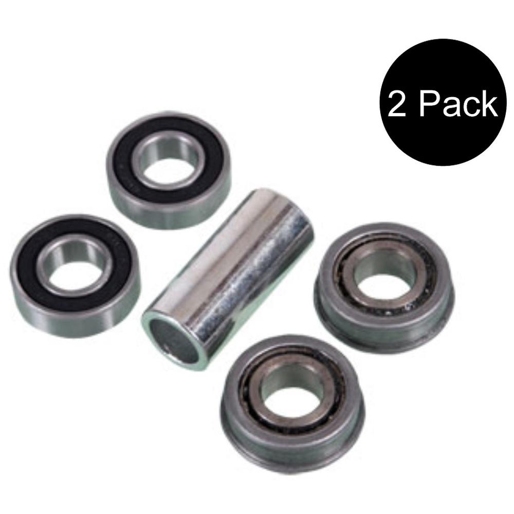 2 pk Wheel Assembly w/ Bearings fits Dixie Chopper 1999-Later 10202 97166 10205