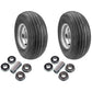 2 PK. 13X650X6 4PLY Wheel Assembly & Bearings for Dixie Chopper Silver(D50)