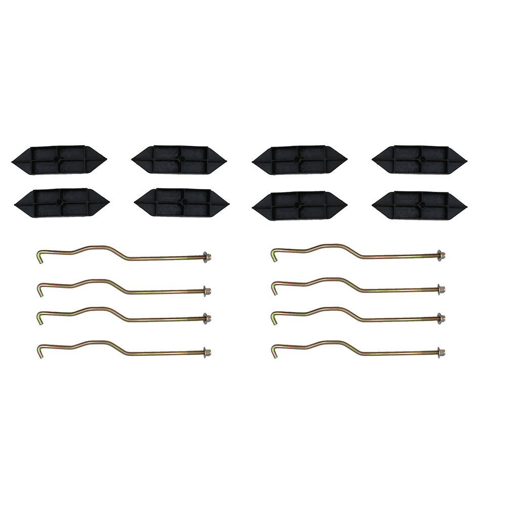 Set of 4 Battery Hold Down Kits Fits Club Car Replaces 102526801