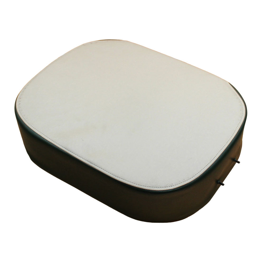 R1004 (1) White & Green Seat Cushion Fits Oliver 1800, 1850, 1900, 1950