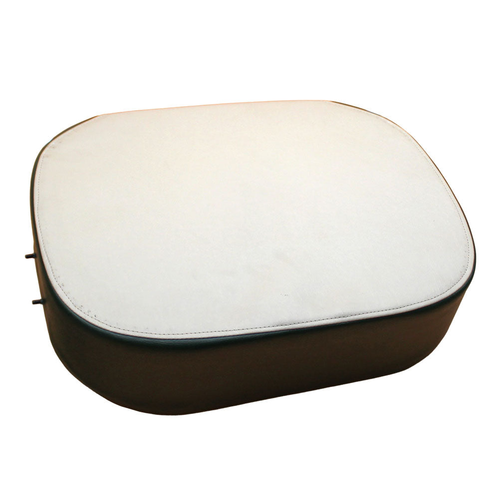 R1004 (1) White & Green Seat Cushion Fits Oliver 1800, 1850, 1900, 1950