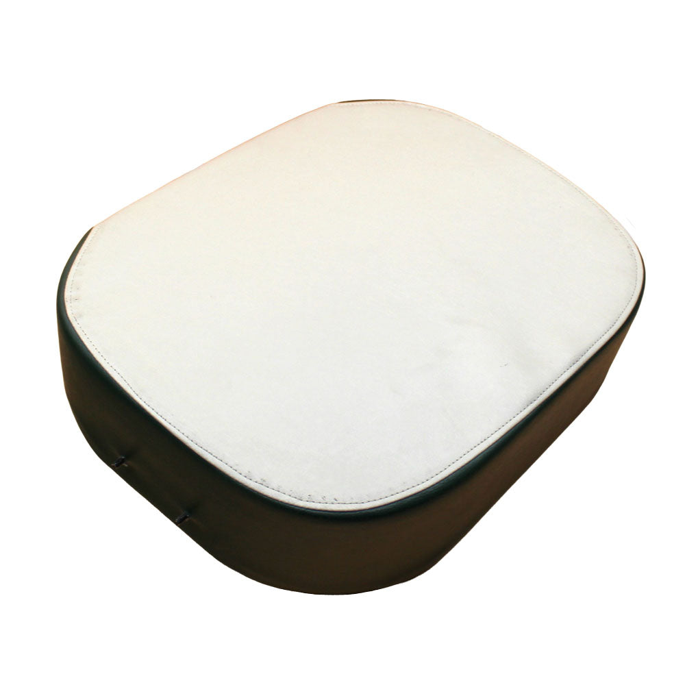 105812ASB-11 One (1) White & Green Seat Cushion Fits Oliver 1650, 1655, 1700