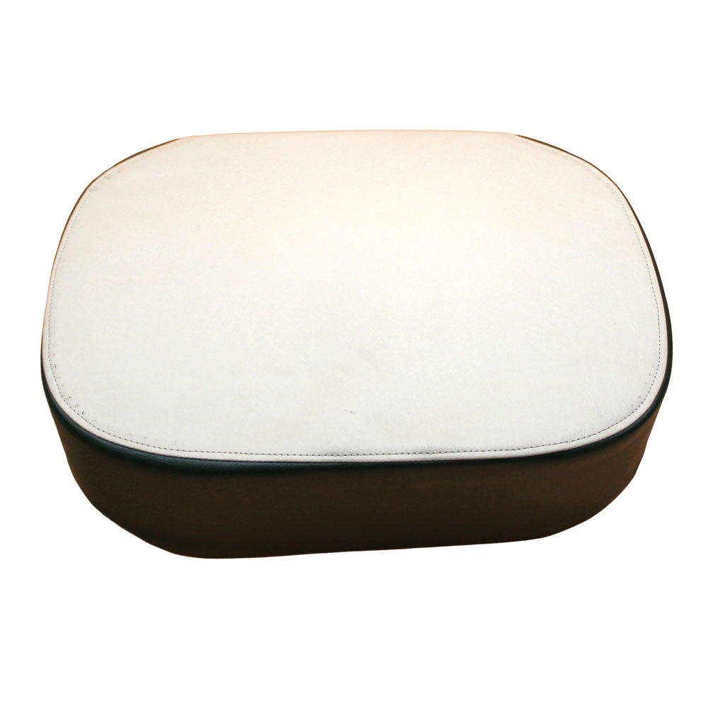 102B One New White & Green Seat Cushion Fits Oliver 1500, 1550, 1555, 1600
