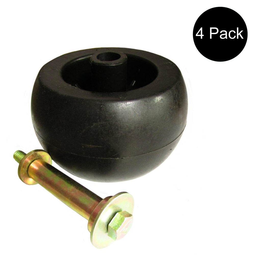 4 Deck Wheel Roller Kits Fits Exmark Lazer Z Turf Ranger Tracer 103-7263 109-209