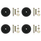 (4) Anti Scalp Deck Wheel Roller Hardware Fits Exmark Mower 103-7263 109-2098