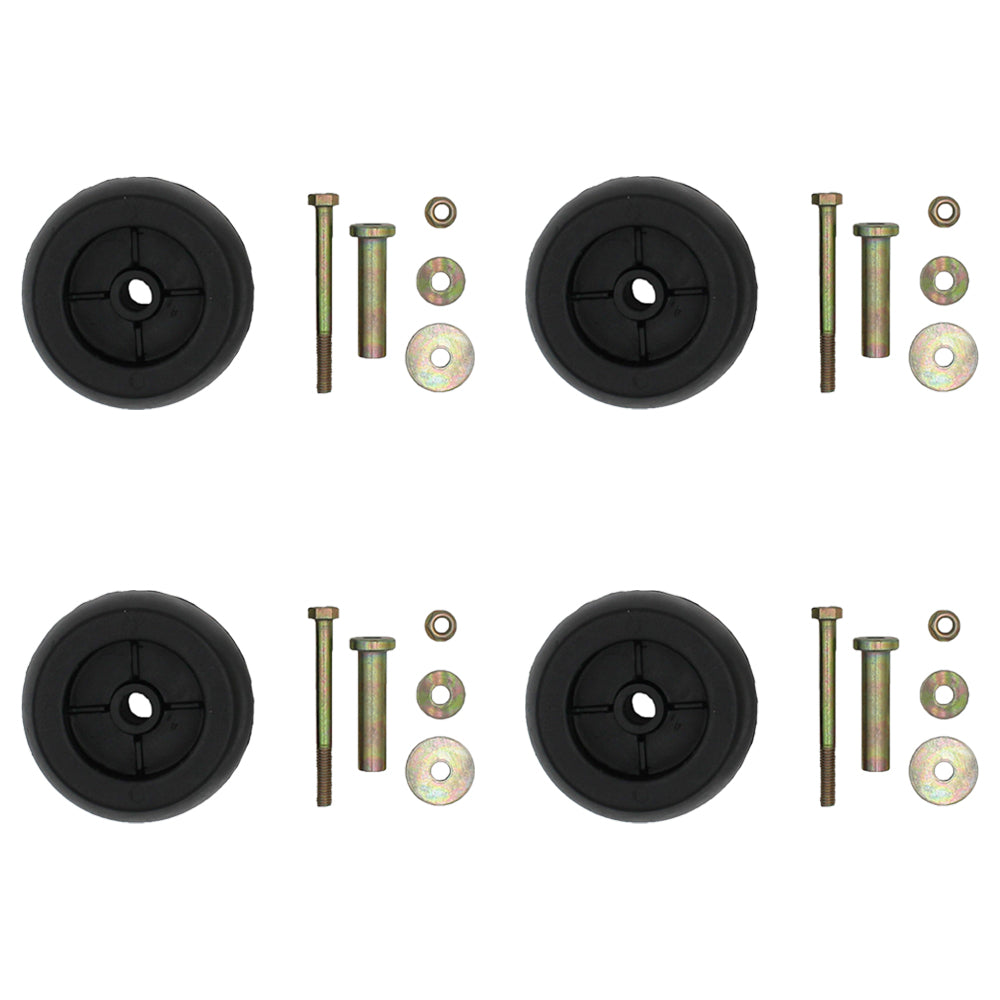 (4) Anti Scalp Deck Wheel Roller Hardware Fits Exmark Mower 103-7263 109-2098