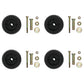 Qty 4: Deck Wheel Kit Fits Exmark Replaces 103-3168