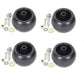 Four (4) Deck Wheel Roller + Kit Fits Exmark 103-7263 109-2098 Lazer Turf