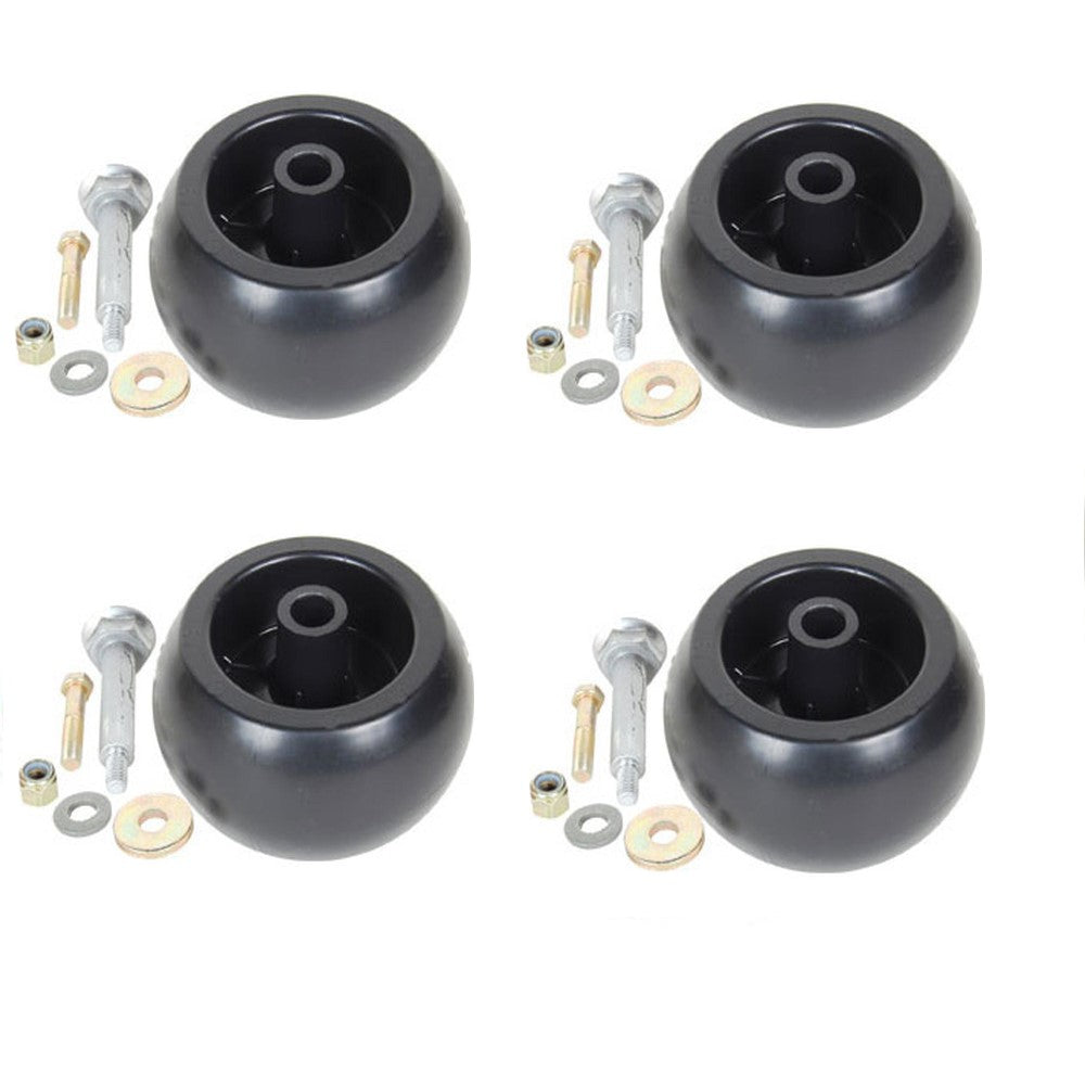 (4) Deck Scalp Wheel Kits Fits Exmark Lazer Z AC AS LC XP XS Turf Ranger Tracer
