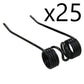 Qty 25: Baler Tooth Fits Case/International Harvester Replaces A-ZA103012