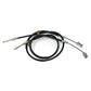(2 Pack) RH LH Brake Cables Fits Club Car Tempo 2018 Up 103528701 102557502