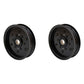 QTY 2: Flat Idler Pulleys Fits Exmark Replaces 1-613098