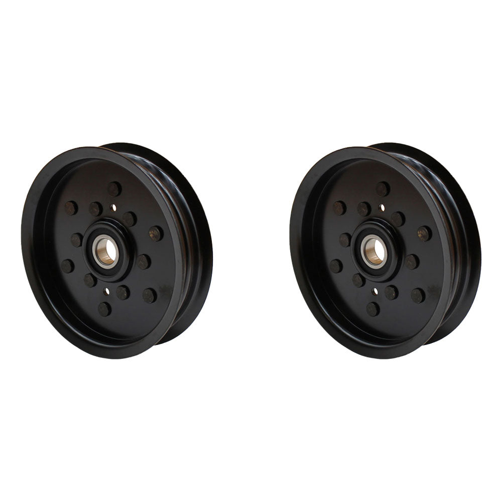 QTY 2: Flat Idler Pulleys Fits Exmark Replaces 1-613098