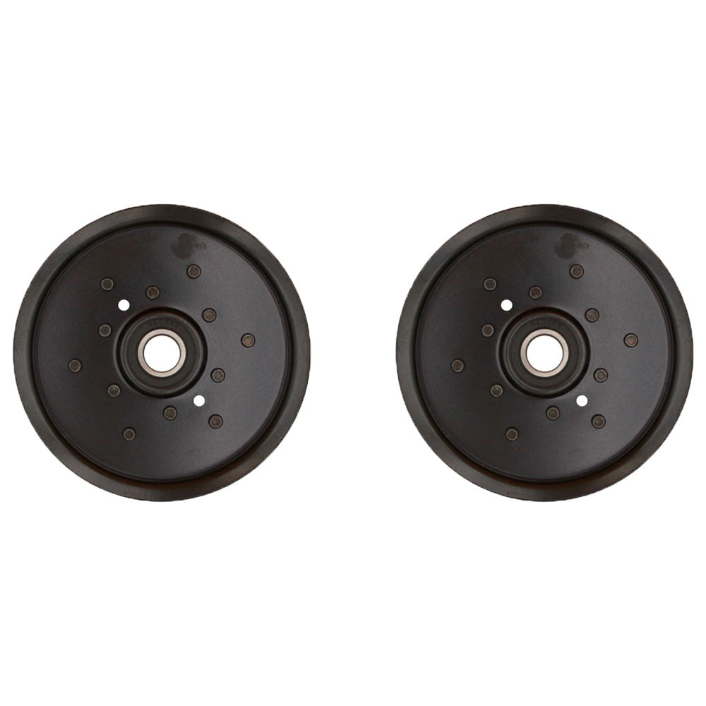 QTY 2: Flat Idler Pulleys Fits Hustler Replaces 781856