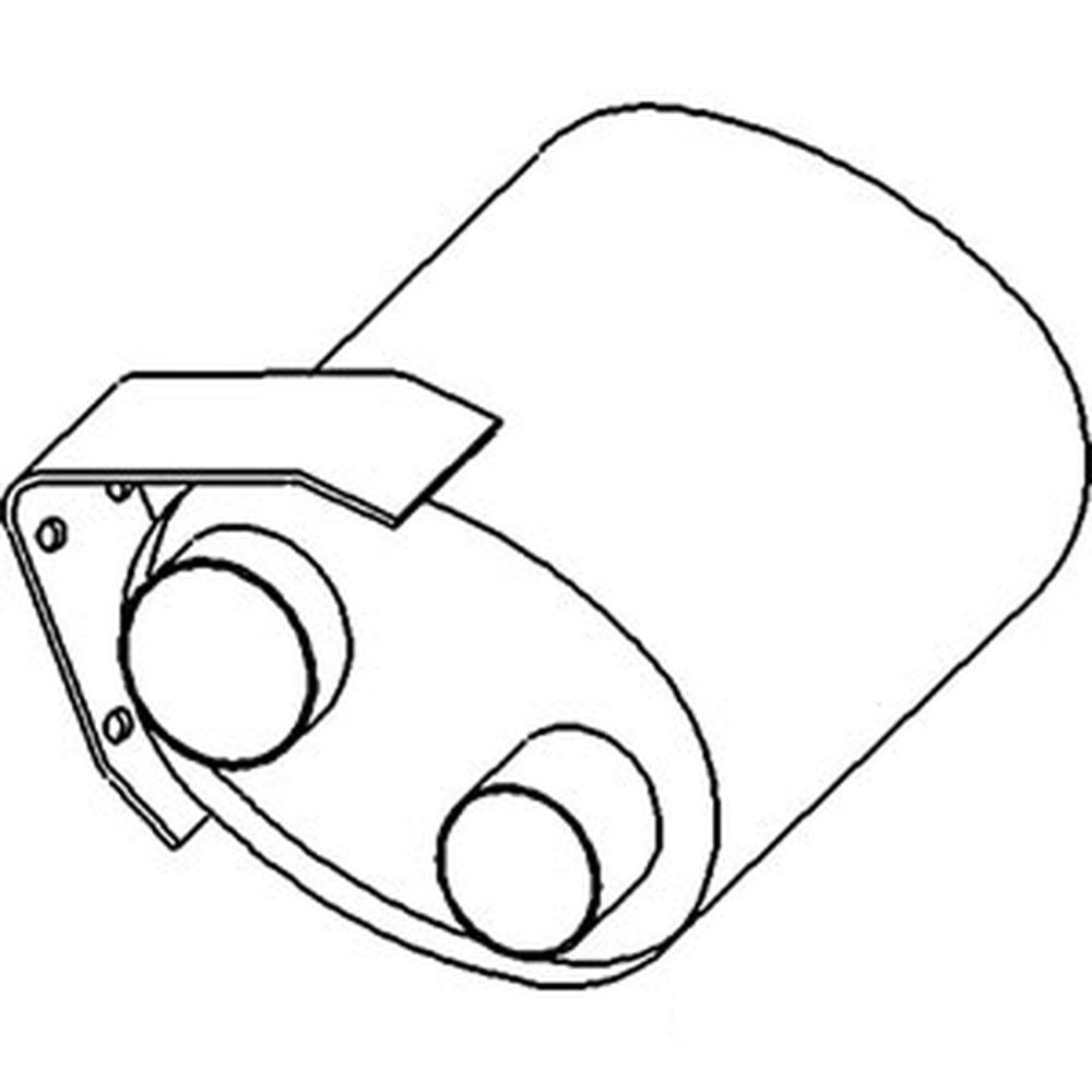 Muffler Fits International 1086 1486 1586 103978C2