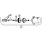 Power Steering Cylinder Kit Fits Massey Ferguson 20 2135 TO35 35 135 1041940M91