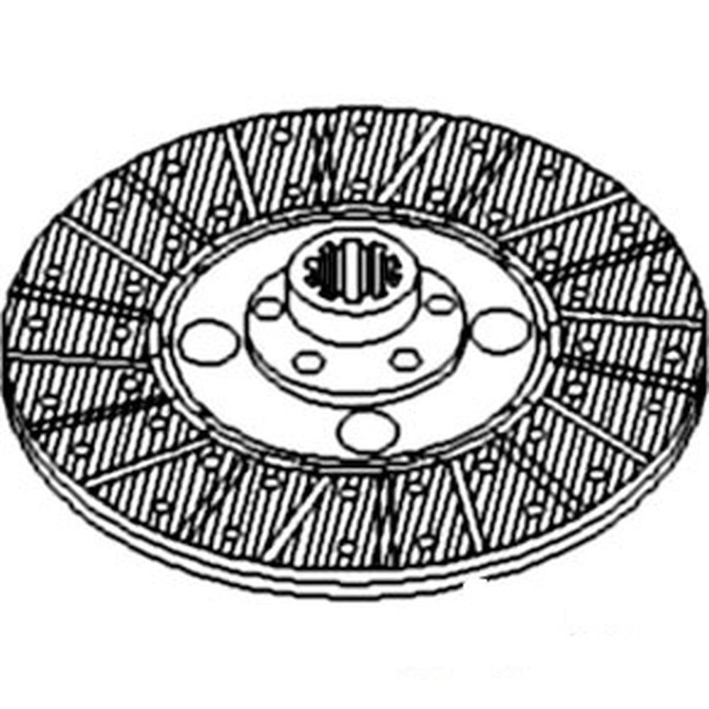 S.61077 Disc, Pto, 9"-25 Spline, 1043282M93 Fits Same