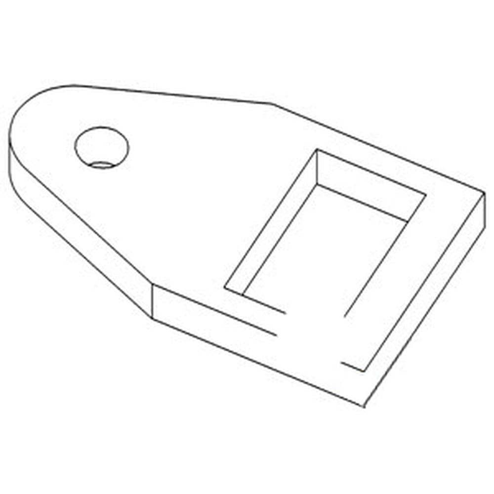 Drawbar End Plate Fits 1750 1755 1800 1850 1855 195 2-105 2-110 2-150 2-85 2-88