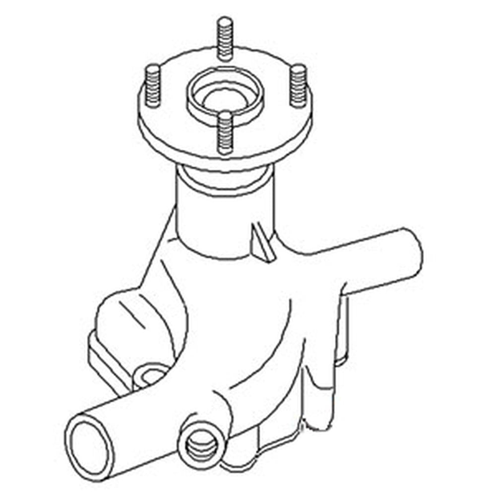 Water Pump Fits Case/International Harvester Replaces 1058287C91-R