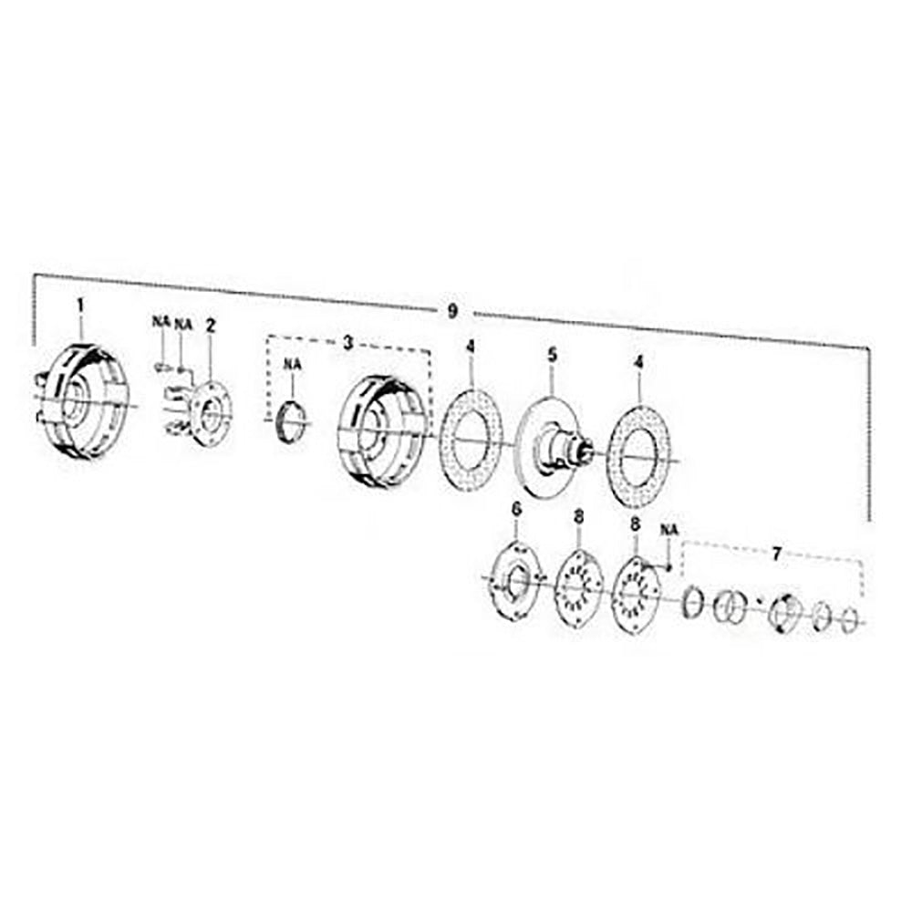 1059282M1 Fits Belleville Spring Fits Massey Ferguson MF Round Baler Models