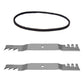Blade & Belt Set Fits Toro Time Cutter Z 74360 74363 74365 74366 74616 74622