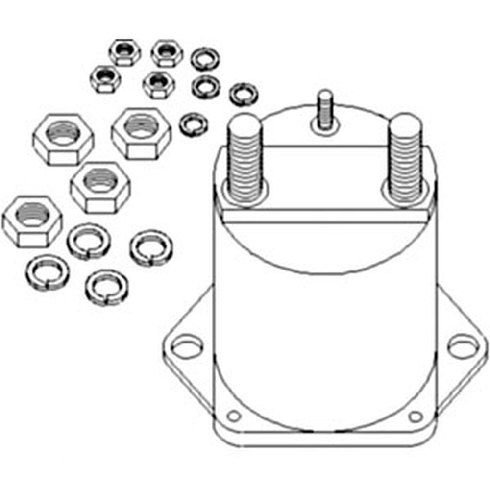 Solenoid Relay 3 Terminal Fits International Harvester 1420 1440 1460 147