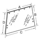 Cab Glass Rear Window Fits International 786 1086 3688 986 Hydro 186 1486 1586