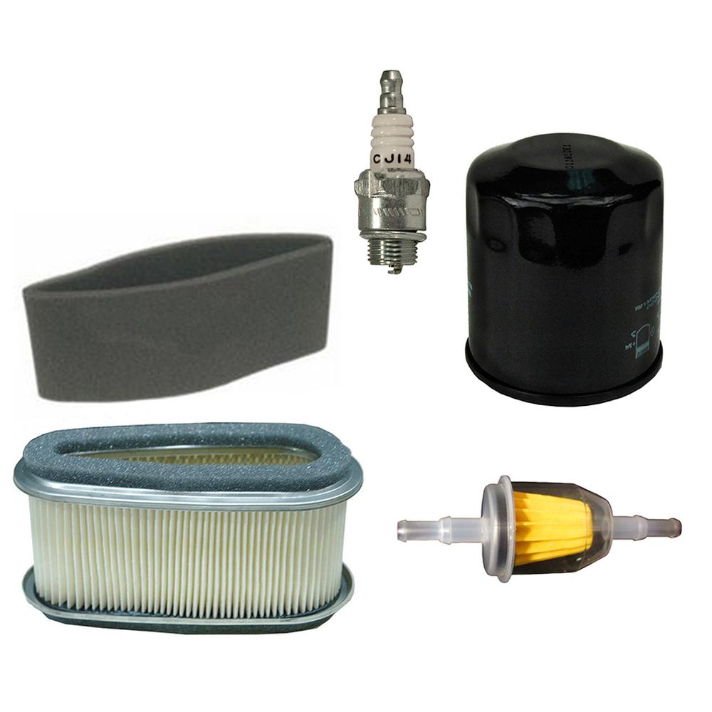 Tune Up Kit Air Fuel Oil Filters Fits John Deere AM104560 Fits Champion CJ14