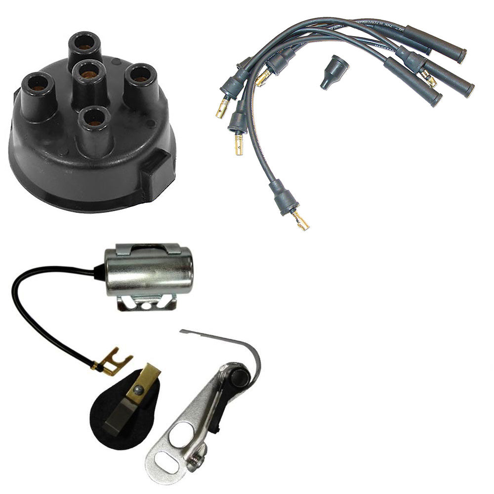 70225733 Ignition Kit, Cap & Plug Wires (w/ straight boots) Fits Allis Chalmers