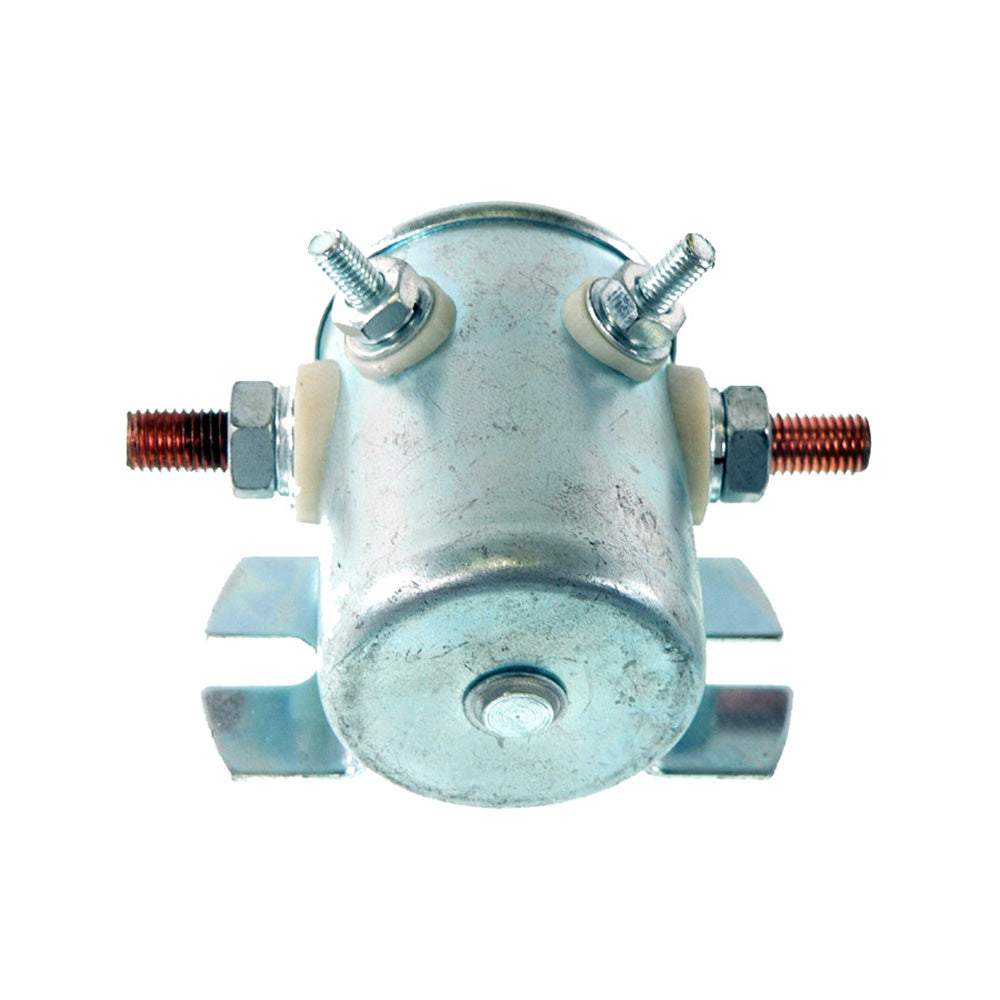 Continuous Heavy Duty 12V Starter 4 Post Solenoid Relay Silver for Prestolite