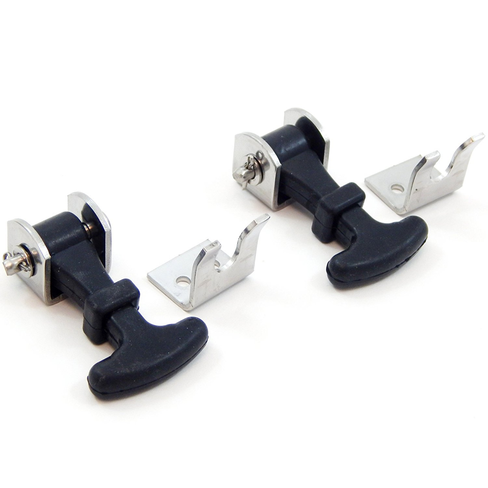 Two Piece Hood Latch Kit For Tractors Universal
