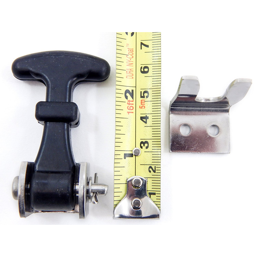 Two Piece Hood Latch Kit For Tractors Universal