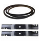 Blade & Belt Kit Fits MTD Replaces 742-0616 Made with Aramid