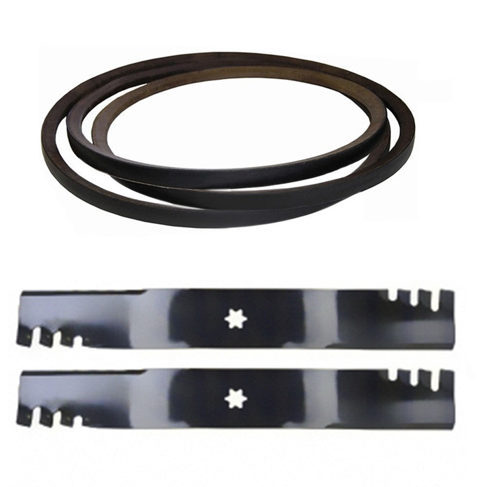 Blade & Belt Kit Fits Troy Bilt Replaces 742-0616 Made with Aramid